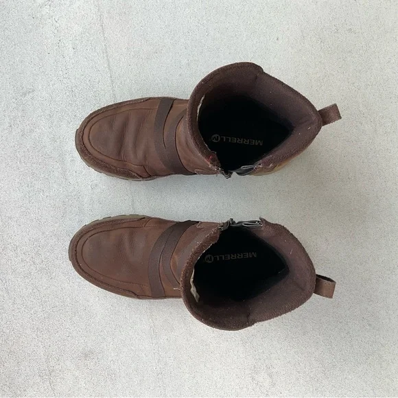 Merrell leather waterproof winter Boots size 8 - Picture 3 of 8